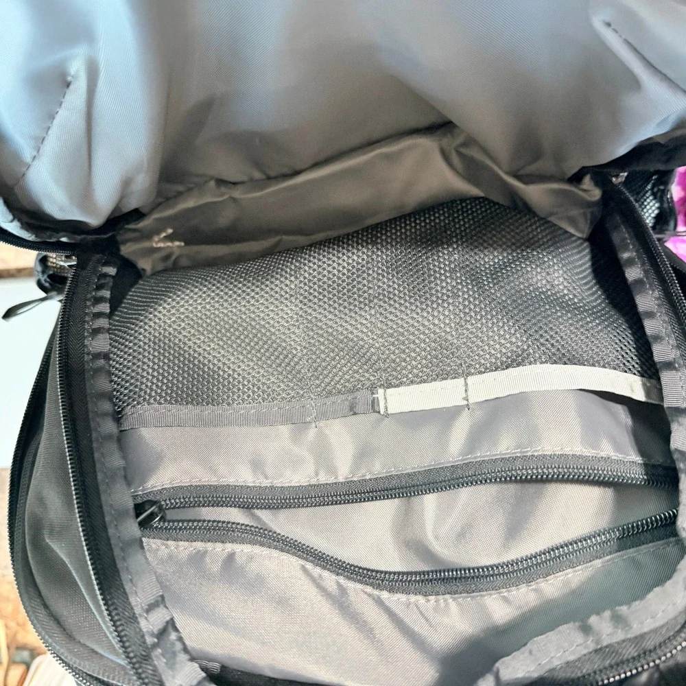 The North Face Jester Backpack Black FlexVent Laptop Bag